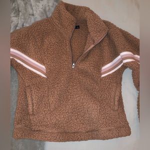 Brown Teddy Pullover